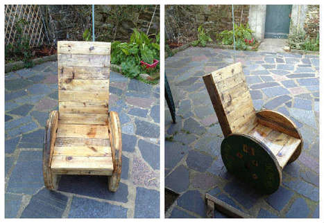 Upcycled Pallet And Reel Into Armchair | 1001 Pallets ideas ! | Scoop.it