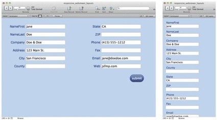 Responsive Web-Viewer Layouts: Filemaker URL & JavaScript ( the DEMO ) | Learning Claris FileMaker | Scoop.it