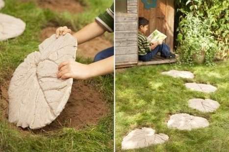 Step by step DIY leaves tiles | 1001 Gardens | 1001 Gardens ideas ! | Scoop.it