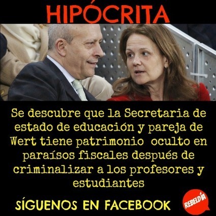 La pareja de Wert posee 18 empresas en paraísos fiscales y el divorcio del peor ministro de la historia se complica | LO + VISTO en la WEB | Scoop.it