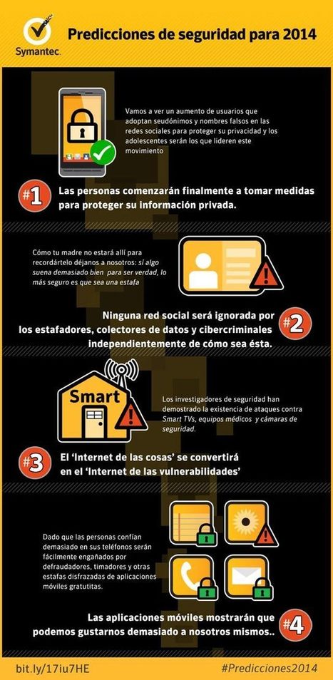 Algunas claves de seguridad a tener en cuenta en 2014 (infografía) | TECNOLOGÍA_aal66 | Scoop.it