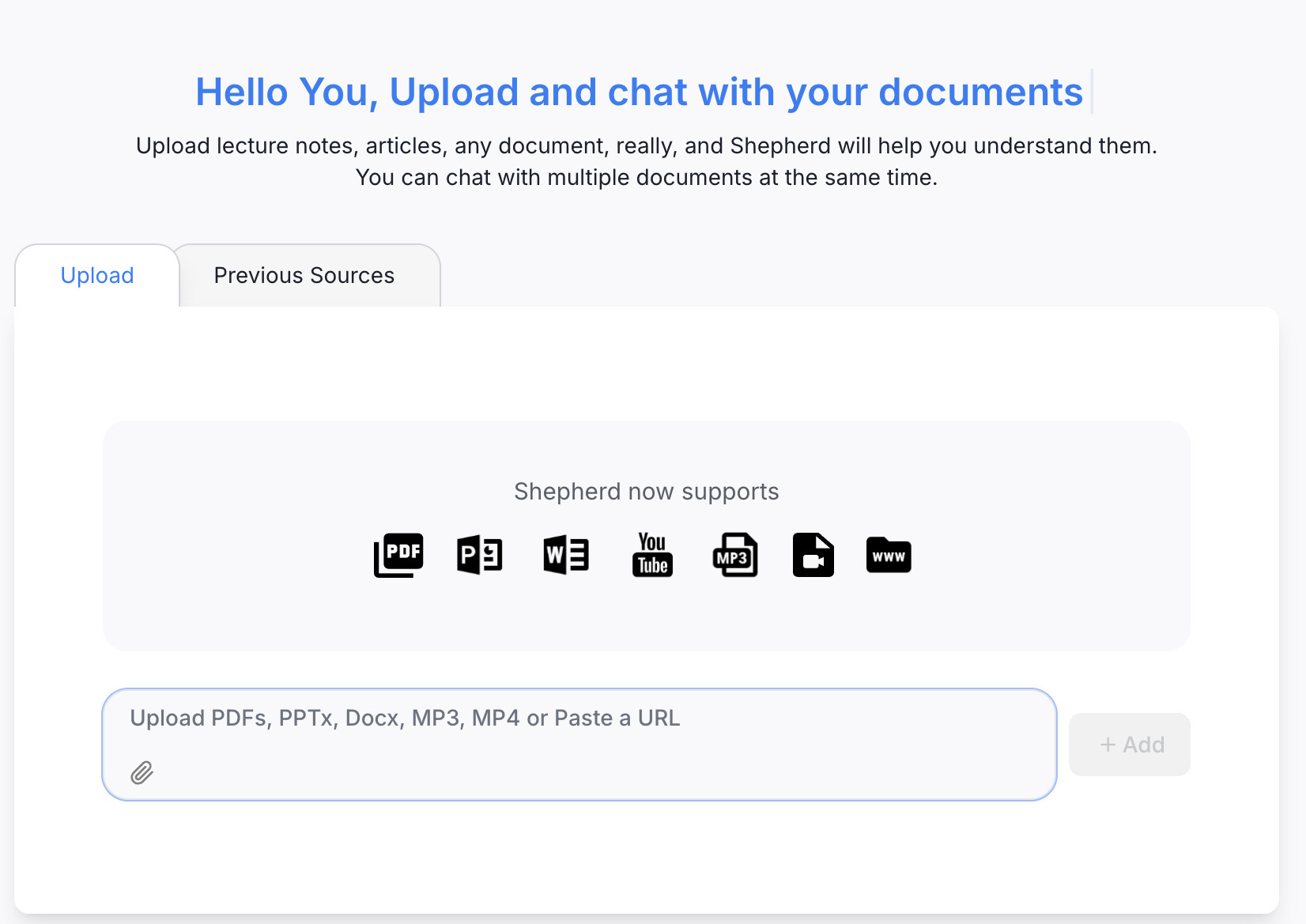 Shepherd - Chat with your Documents | Digital D...