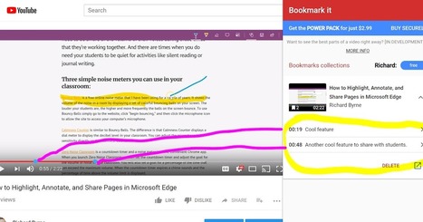 Bookmark It - A Tool for Adding Bookmarks to a Video's Timeline via @rmbyrne | iGeneration - 21st Century Education (Pedagogy & Digital Innovation) | Scoop.it