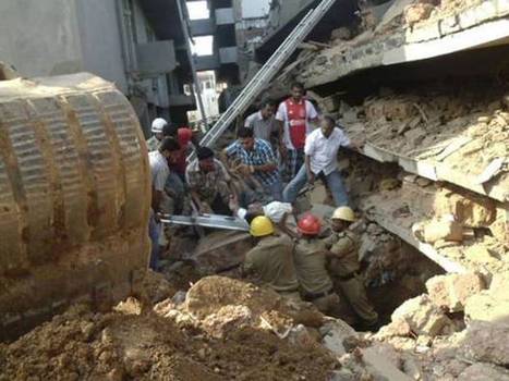 Goa building collapse kills seven and leaves dozens trapped | Health and safety at work | Scoop.it