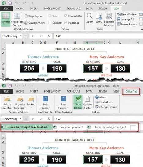 Astuce Office: des onglets pour Word, Excel et PowerPoint, c'est possible! | Time to Learn | Scoop.it
