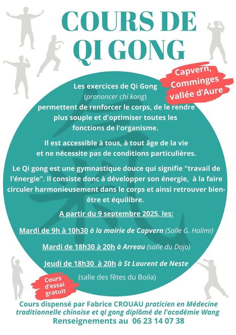 Cours de Qi Gong à Arreau le mardi à partir du 9 septembre | Vallées d'Aure & Louron - Pyrénées | Scoop.it