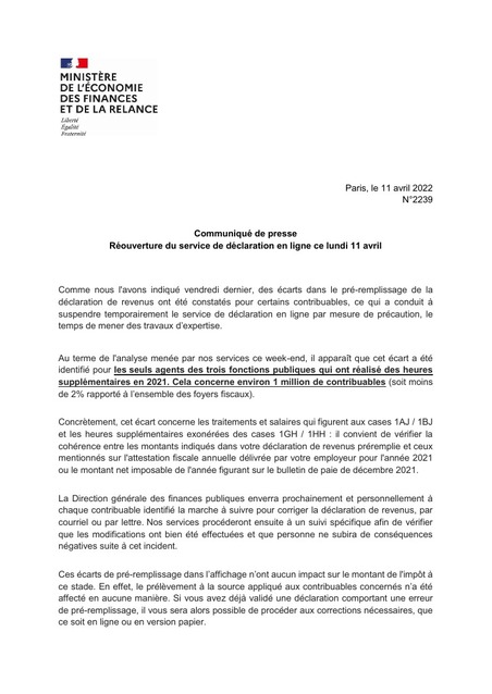 Vérifiez votre déclaration de revenus préremplis 2021 | Veille juridique du CDG13 | Scoop.it