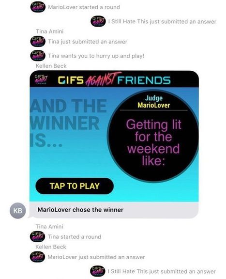 There's a 'GIFs Against Friends' messenger game because the internet is the worst | Winning The Internet | Scoop.it