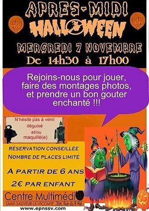L'EPN fête Halloween le mercredi 7 novembre !! - Le blog de EPN St ... | EPN-Actu | Scoop.it