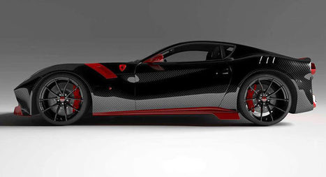 Full Carbon Fiber Body For Ferrari F12tdf Is Drop-Dead Gorgeous | Composites | Scoop.it