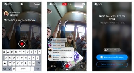 Facebook déploie la vidéo live 360° pour toutes les pages | Réseaux sociaux | Scoop.it