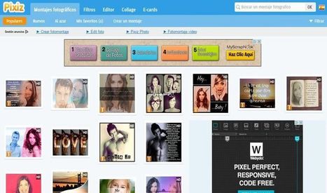 Pixiz: sitio para crear fotomontajes, collages, aplicar filtros y más | LabTIC - Tecnología y Educación | Scoop.it
