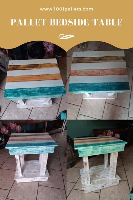 Pallet Bedside Table | 1001 Pallets ideas ! | Scoop.it