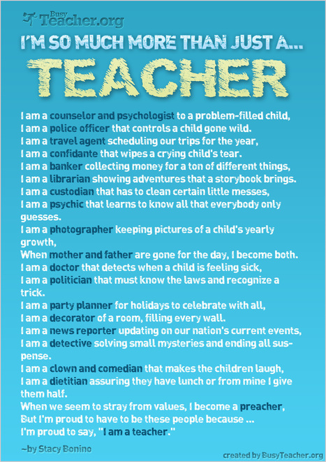 You are not Just A Teacher | omnia mea mecum fero | Scoop.it