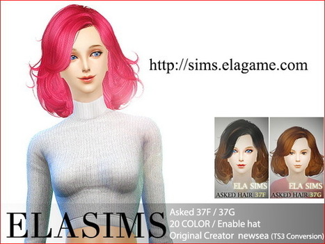 Asked hairstyle << MAY Sims | Les Sims | Scoop.it