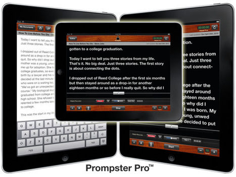 Portable Teleprompter: The Prompster™ for iPad | Presentation Tools | Scoop.it