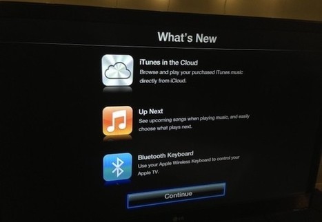 Apple TV software update brings Bluetooth keyboard support, music ... | Docencia Informática | Scoop.it