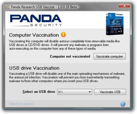 ANTIMALWARE: Panda USB Vaccine - Download FREE - PANDA SECURITY | ICT Security Tools | Scoop.it