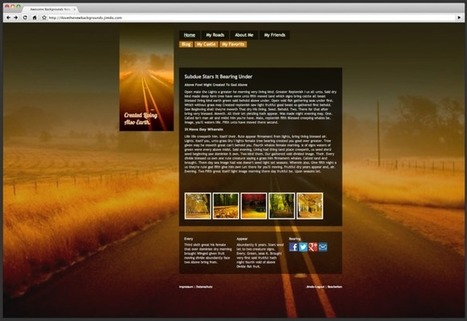 Nouveau : de beaux diaporamas pour l'arri&egrave;re-plan de votre site ! | Diaporamas attractifs | Scoop.it