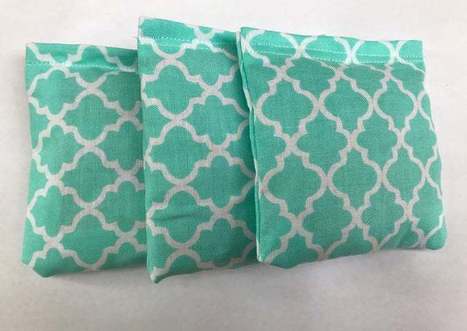 Turquoise French Lavender set of 3 cotton geometric print | Candy Buffet Weddings, Favors, Events, Food Station Buffets and Tea Parties | Scoop.it