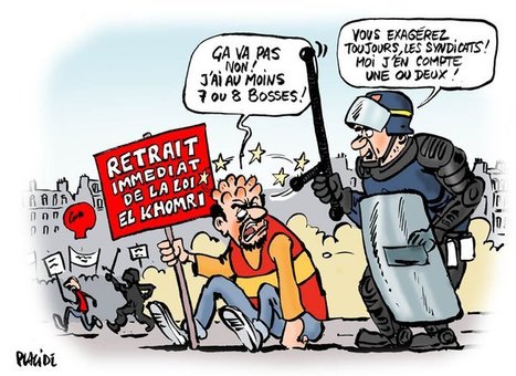 France: loi du travail, mépris et des bosses | Dessins de Presse | Scoop.it