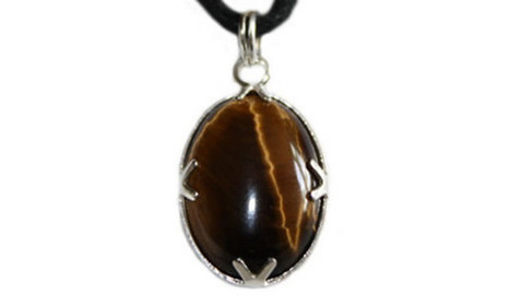 Pendentif Oeil de Tigre Argent www.elixirs-bio.com | Pouvoir des Pierres | Scoop.it