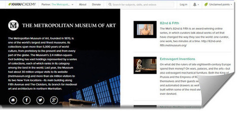 Más de 100 videos del Museo Metropolitano de Arte en Khan Academy | Chismes varios | Scoop.it