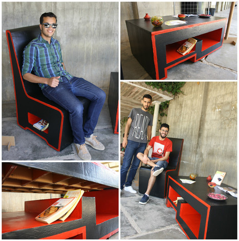 Mobilier En Carton / Cardboard Furniture | 1001 Recycling Ideas ! | Scoop.it
