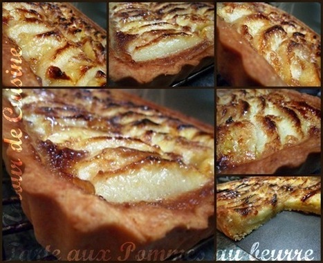 Tarte aux pommes au beurre | recettes pour le dessert : gateaux, desserts et patisseries, boissons rafraichissantes ou boissons chaudes selon la saison | Scoop.it