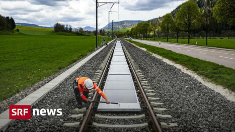Erste Solaranlage der Schweiz auf einem Bahngleis geht in Betrieb - News - SRF | Tourisme Durable - Slow | Scoop.it