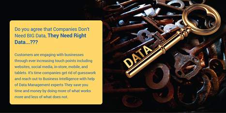 Companies Don’t Need BIG Data, They Need Right Data | Data Analytics Solution | Scoop.it