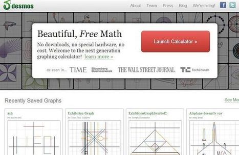 Desmos, calculadora científica 'online' para realizar y compartir gráficas matemáticas | TIC & Educación | Scoop.it