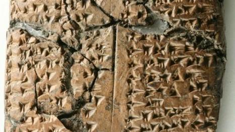 Actualité > Archéologie : un langage disparu découvert sur une tablette d'argile | Merveilles - Marvels | Scoop.it