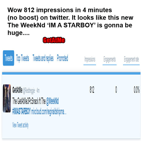 GetAtMe Man 812 impressions on twitter in 4 minutes (no boost, all organic...) Thats crazy | GetAtMe | Scoop.it