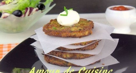 Galettes de courgettes | Plats et recettes rapides, idées de menu de semaine sain et facile | Scoop.it