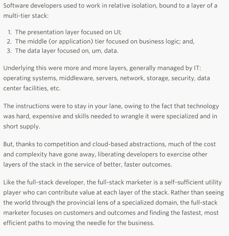 The Age of the Full-Stack Marketer - Gartner | The MarTech Digest | Scoop.it