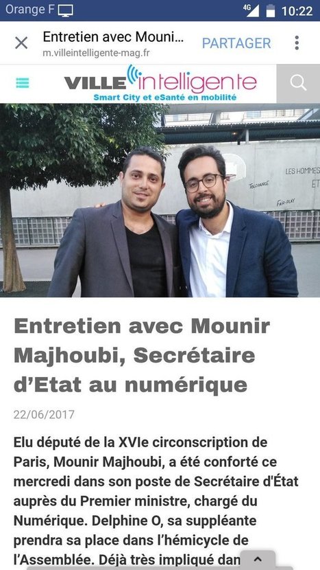 Entretien avec Mounir Majhoubi, Secrétaire d’Etat au numérique | EPN-Actu | Scoop.it