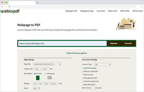 Convertir web a PDF gratis y online con la herramienta Webpage to PDF | TIC & Educación | Scoop.it