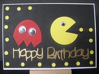 LaceTopDesigns: Retro Pacman Birthday Card | Old School Gaming | Scoop.it