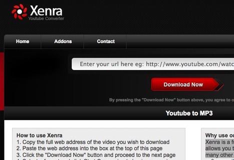 Youtube to MP3 Converter – Xenra – Download Youtube Videos | Tools for Teachers & Learners | Scoop.it