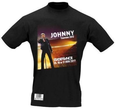 Un t-shirt en guise de billet pour le concert de Johnny Hallyday au Stade de France | Think outside the Box | Scoop.it