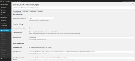 WordPress mit Breadcrumbs inkl. Markup ergänzen - Pressengers | Wordpress-Webdesign | Scoop.it