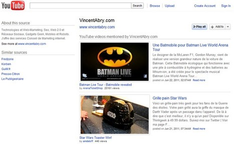 Youtube Social Blog : des pages vid&eacute;os d&eacute;di&eacute;es pour les blogueurs | Freewares | Scoop.it