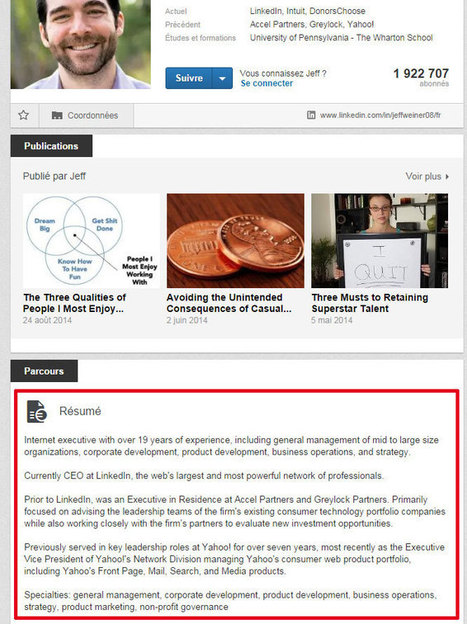Comment utiliser LinkedIn pour votre e-réputation ? | Formations pour Cadres | Scoop.it