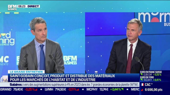 Benoit Bazin (Saint-Gobain) : Saint-Gobain anticipe une augmentation de sa facture de 5 milliards d'euros en trois ans - 06/12 | Saint-Gobain Interviews | Scoop.it