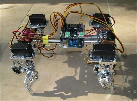 Build an Actobotics Quadruped Robot | MakerED | MakerSpaces | Coding | 21st Century Learning and Teaching | Scoop.it