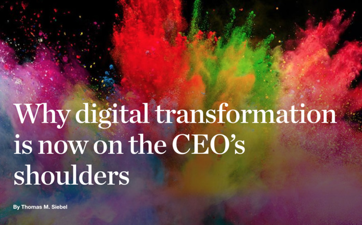 Email this to your CEO with subject "URGENT" & ask what they are doing about this today? - Why digital transformation is now on the CEO’s shoulders via @McKinsey | WHY IT MATTERS: Digital Transformation | Scoop.it