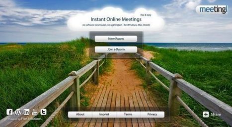 Meetingl – crea sesiones de videoconferencia en segundos | Recursos, Servicios y Herramientas de la Web 2.0 en pequeñas dosis. | Scoop.it