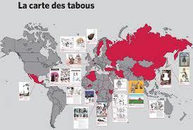 Carte des tabous dans le monde, dessins qui illustrent un tabou. | La bande dessinée FLE | Scoop.it