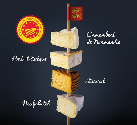VIDEO - Les quatre fromages AOP de Normandie sur grand écran | Veille territoriale AURH | Scoop.it